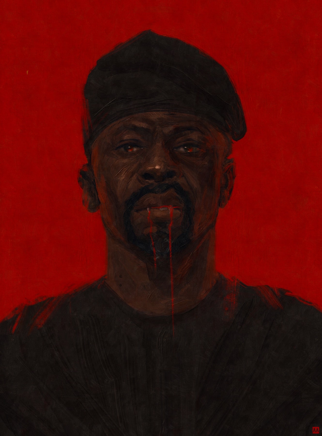 New Money, Mixed media on canvas, 2026, by Anthony Azekwoh